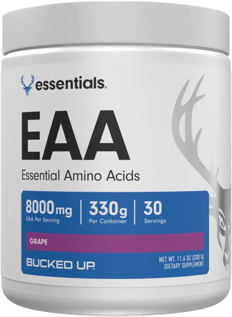 Bucked Up Essential Amino Acids - EAA Powder - Mandarin Flavour - 30 Servings – Image 6