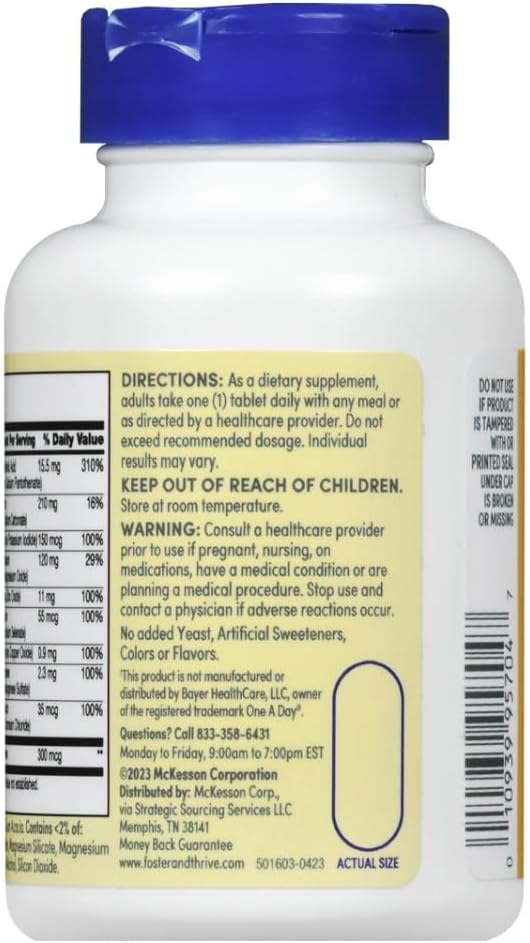 Foster & Thrive One Daily Women's's Multivitamin Tablets, 100 Tablets - görsel 4