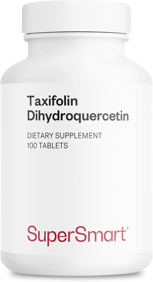 Supersmart Taxifolin Dihydroquercetin 60mg Daily - Antioxidant Bioflavonoid Supplement - 100 Tablets – Image 1