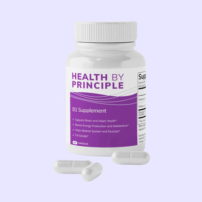B1 Supplement (TTFD) – Energy Production, Cognitive Health, Digestion Support – 100 Capsules – Image 1