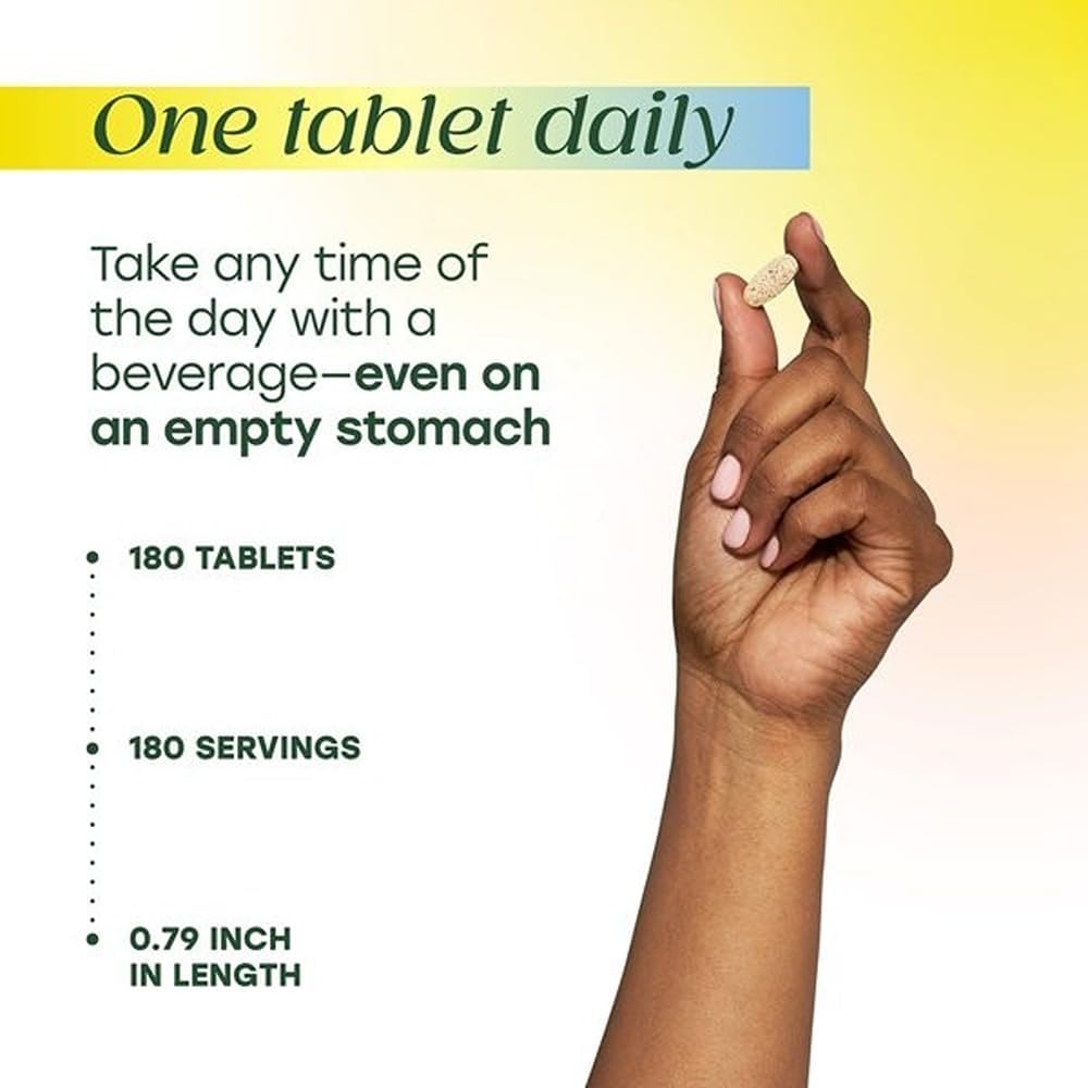 MegaFood One Daily Multivitamin for Women and Men – 180 Tablets – Image 5