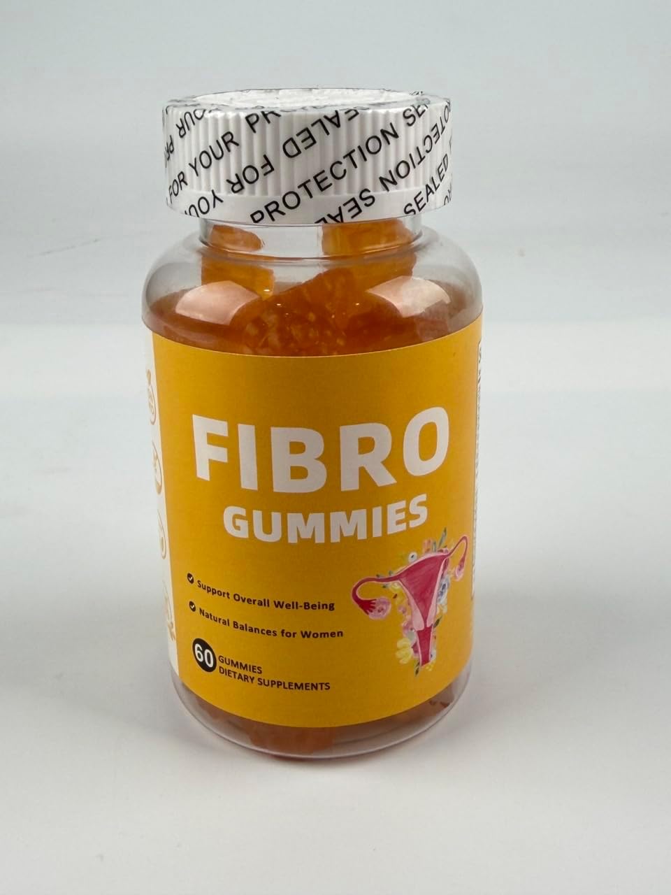Aromlife Fibro Inositol Gummies - Natural Folate & Vitamins B6 & B12 - 60 Count Orange Flavour Women's Gummy for Daily – Image 2