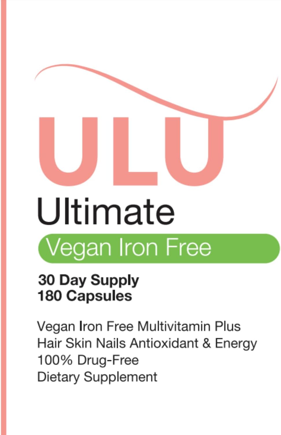 Ultimate Multivitamin: Vegan, Iron Free, Promotes Stronger Hair, Skin, & Nails and Improves Antioxidant & Energy with Better Sleep & Less Stress (Pack of Three - 540 Capsules) - görsel 5