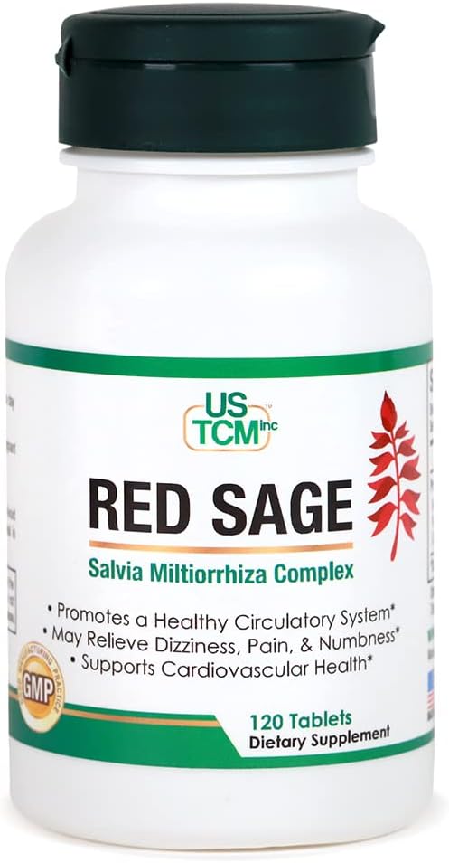 Red Sage Salvia Miltiorrhiza Complex Tablet 120 Tablets - görsel 1