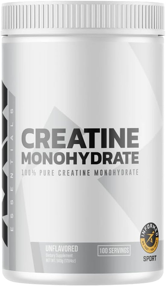 Unflavoured Micronised Creatine Monohydrate Powder – 510g (100 Servings) – Image 1