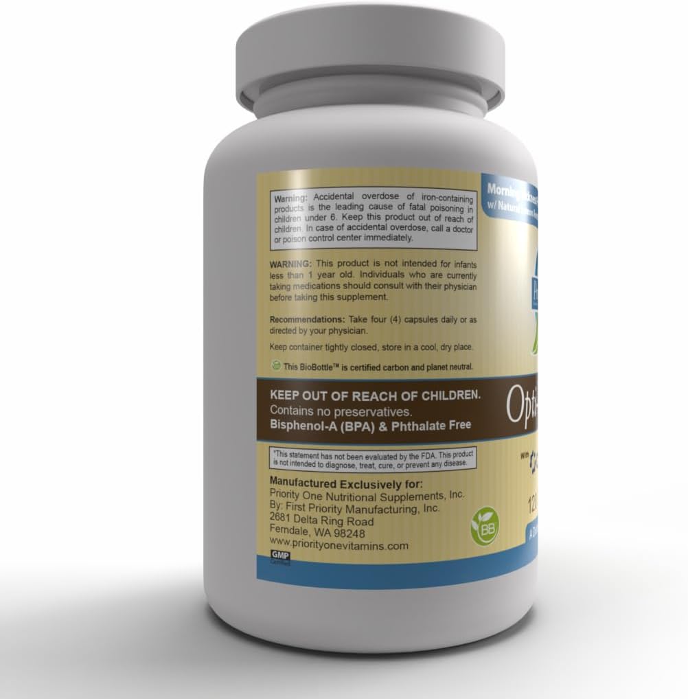 Priority One Vitamins Opti-Prenatal (120 Capsules) – Support for the Nutritional Needs of Mother and Bub - görsel 5