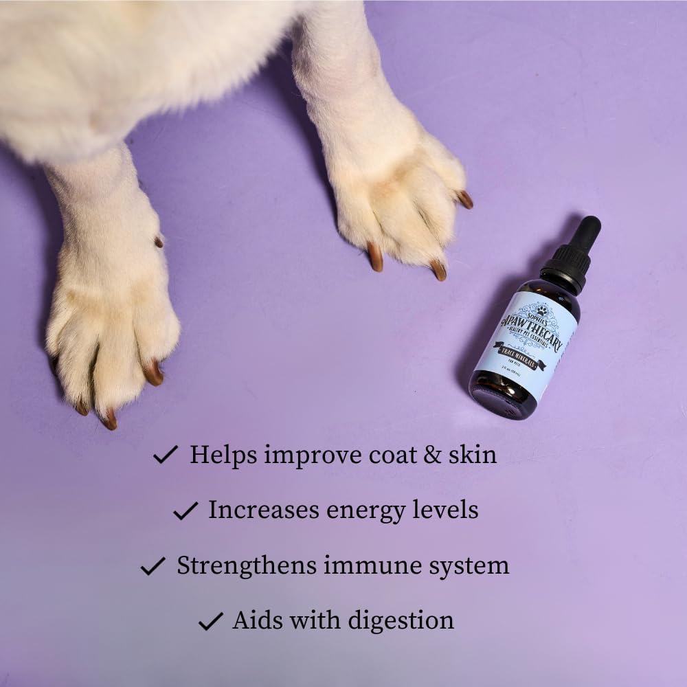 Sophie’s Apawthecary Trace Minerals for Pets – 70+ Essential Minerals with Fulvic Acid – 60 mL Liquid Supplement - görsel 2