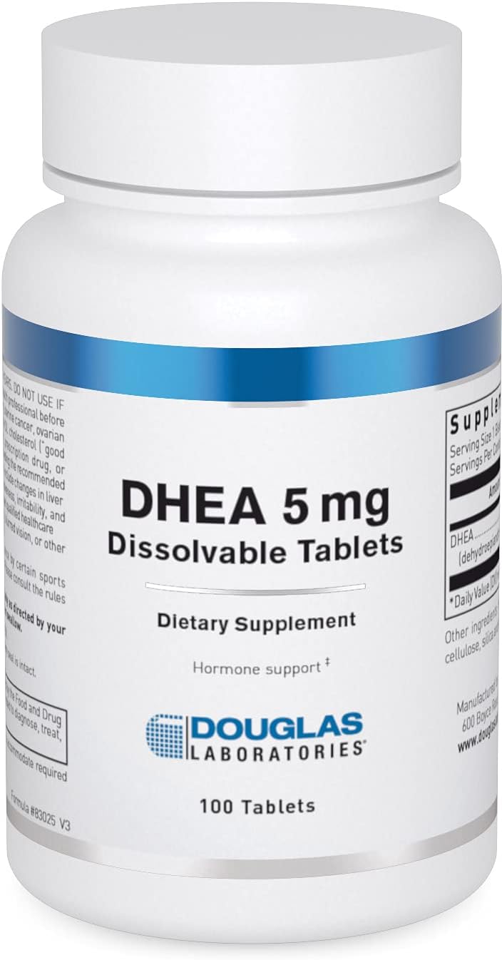 Douglas Laboratories DHEA 5 mg Dissolvable – Pharmaceutical-grade quality: Manufactured following Good – Image 1