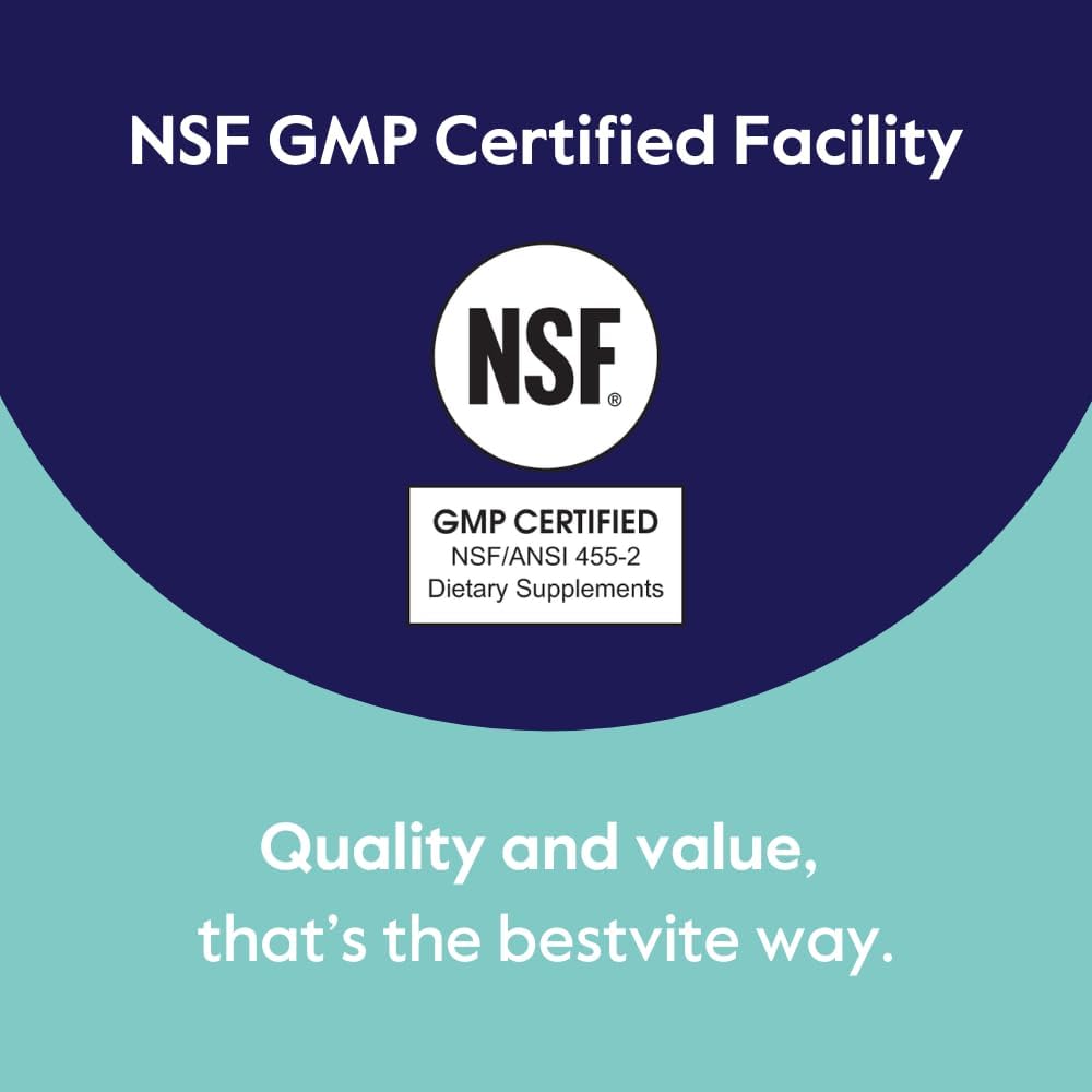 BESTVITE PQQ 40mg (Pyrroloquinoline Quinone) – 120 Vegetarian Capsules – Mitochondrial Support - görsel 6