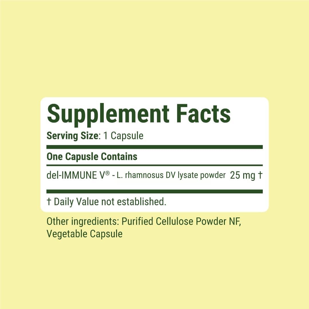 Del-Immune V Daily - All-Natural Immune Support & Gut Health Metabiotic (1000 Capsules) - görsel 3