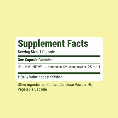 Del-Immune V Daily - All-Natural Immune Support & Gut Health Metabiotic (1000 Capsules)