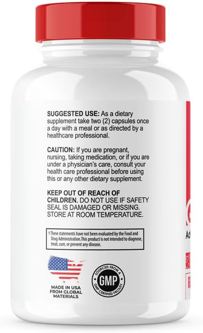 Official Glucobio Capsules - Blood Support Supplement (2 Pack, 120 Capsules)