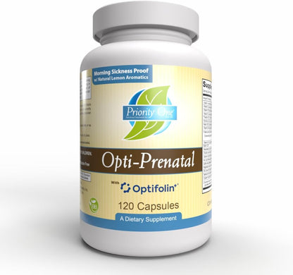 Priority One Vitamins Opti-Prenatal (120 Capsules) – Support for the Nutritional Needs of Mother and Bub