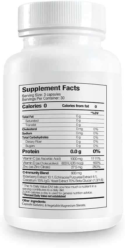 Vitamin C – Boost Your Body System. 90 Capsules (1-Pack) - görsel 2