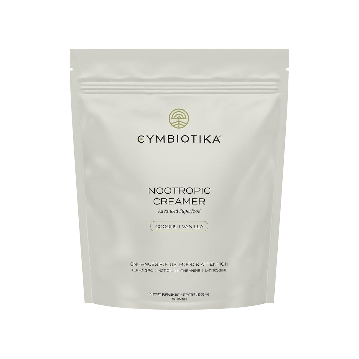 CYMBIOTIKA Nootropic Creamer – MCT Oil, – MCT Oil: Provides ketone bodies for rapid brain and body energy. – Image 1