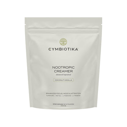 CYMBIOTIKA Nootropic Creamer – MCT Oil, – MCT Oil: Provides ketone bodies for rapid brain and body energy. – Image 1
