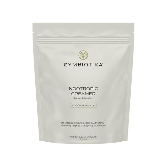 CYMBIOTIKA Nootropic Creamer – MCT Oil, – MCT Oil: Provides ketone bodies for rapid brain and body energy. – Image 1