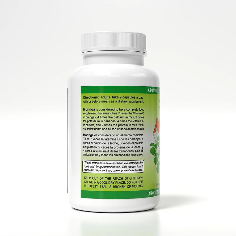 Sunshine Naturals Moringa Nutritional – Calcium: Essential for bone health and muscle function. – Image 3