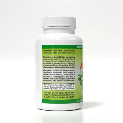Sunshine Naturals Moringa Nutritional – Calcium: Essential for bone health and muscle function. – Image 3
