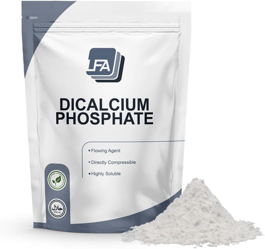 Dicalcium Phosphate Anhydrous DCP Powder - 25 kg - Food Anti-Caking Agent & Supplement Filler Excipient - görsel 8