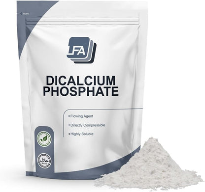 Dicalcium Phosphate Anhydrous DCP Powder - 25 kg - Food Anti-Caking Agent & Supplement Filler Excipient