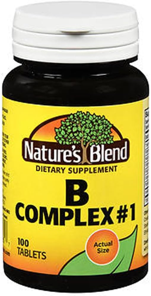 Nature's Blend B Complex #1 Tablets - 100 tablets, Pack of 2 - görsel 1
