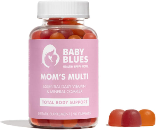 Baby Blues Multivitamin for Women's - Daily – Energy boost: B vitamins like B12 and folate help convert food into – Image 1