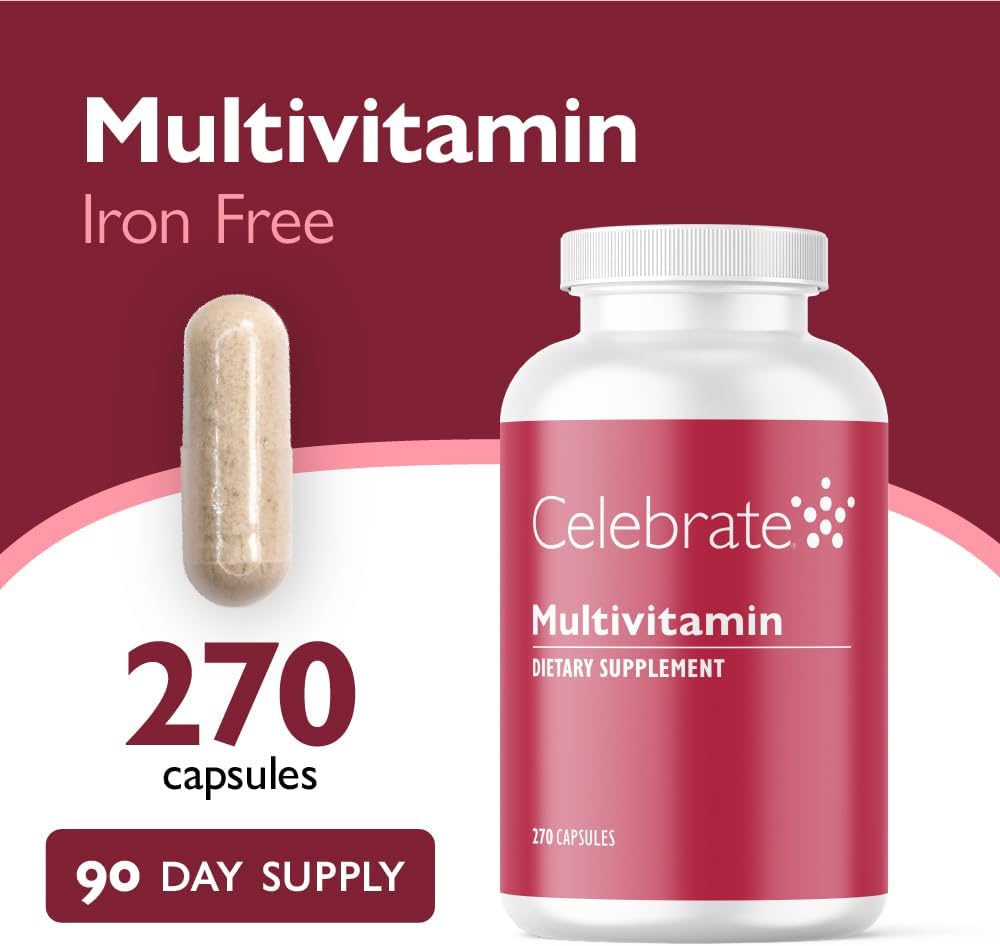 Celebrate Vitamins Bariatric Multivitamin, Iron Free - 270 Capsules - görsel 2