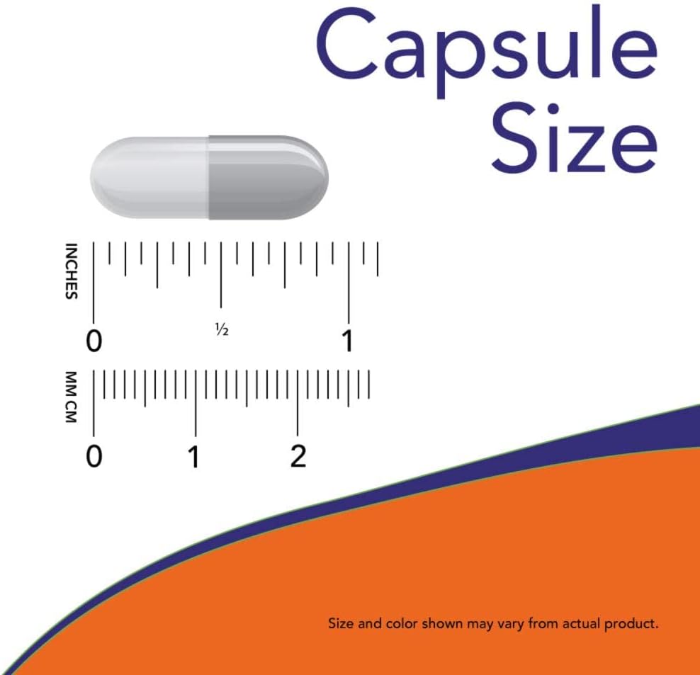 NOW Foods Niacinamide 500mg Vitamin B-3 Capsules, 100 Count (3 Pack) - görsel 5