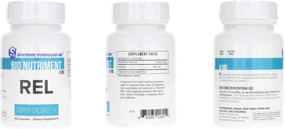 Systemic Formulae REL - CHLORELLA – Natural detoxification: The chlorophyll in chlorella binds to heavy metals and – Image 2