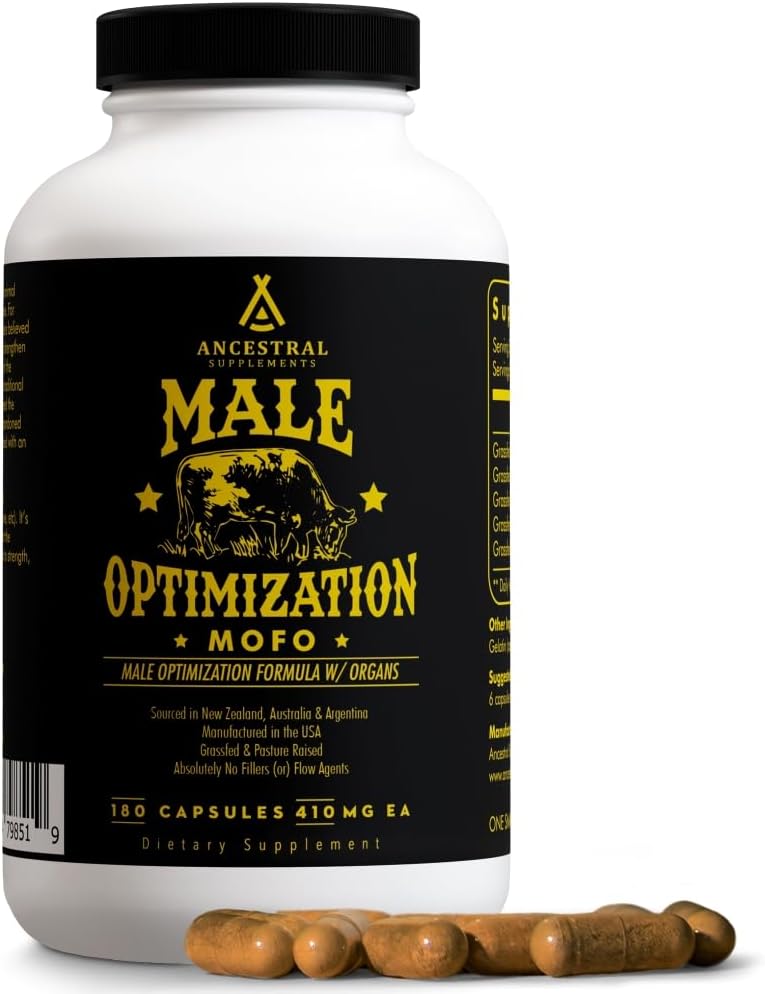 Ancestral Supplements Grass Fed Beef Organ Supplement – Whole Body Wellbeing Blend, 180 Capsules - görsel 10