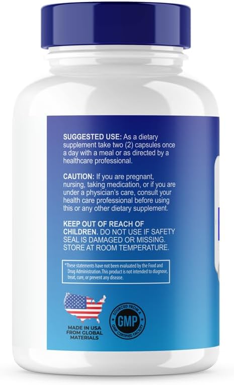 (2 Pack) Microbio Blood Booster - Natural Blood Flow Support Supplement, 120 Capsules - görsel 5