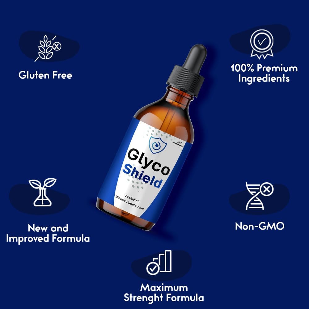 Glyco Shield Drops – Natural Blood Formula Support Liquid Supplement - görsel 2