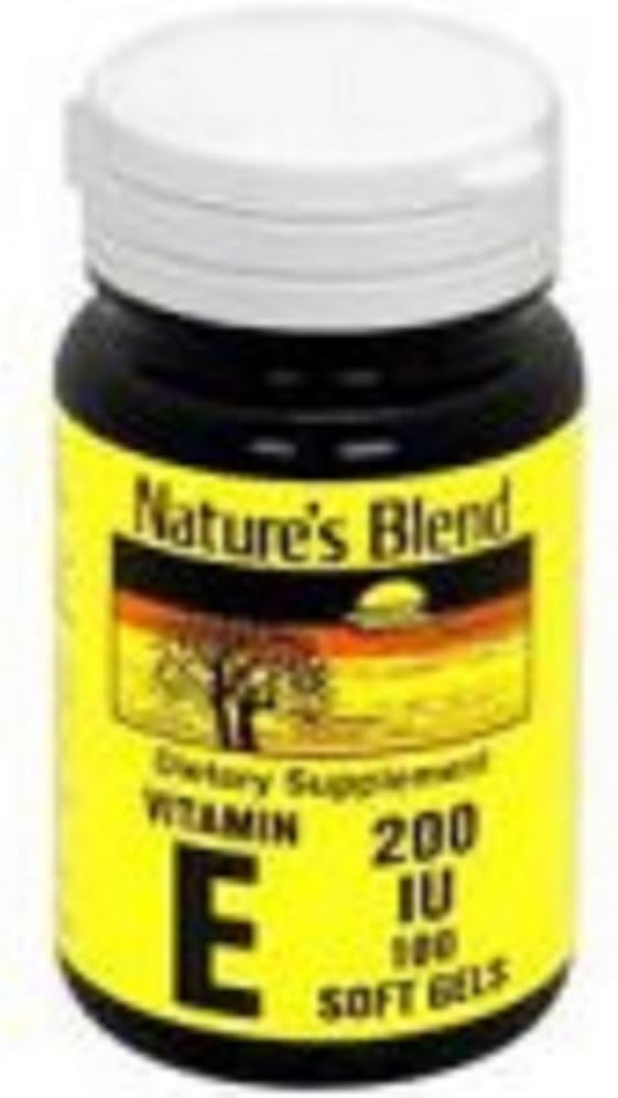 Nature's Blend Vitamin E 200 IU 100 Softgels - görsel 1