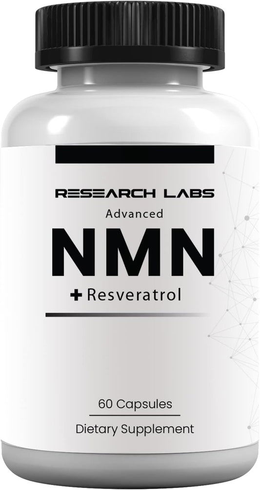 Research Labs Advanced NMN Resveratrol & Betaine (TMG) Longevity Formula – Image 1