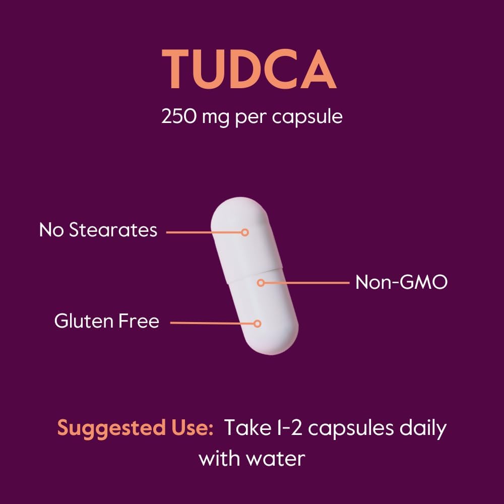 BESTVITE TUDCA 250mg (60 Capsules) (Tauroursodeoxycholic Acid) - No Stearates - Gluten free - Non-GM - görsel 5