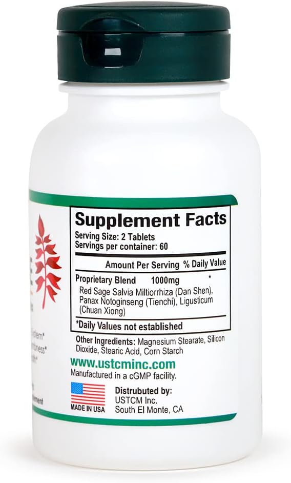 Red Sage Salvia Miltiorrhiza Complex Tablet 120 Tablets - görsel 2