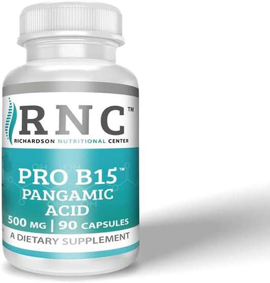 Richardson Nutritional Centre B15 Complete – Extra-strength formula: 500 mg per capsule of pangamic acid, TMG, and – Image 1