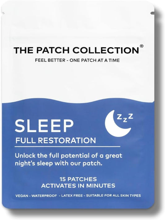 The Patch Collection Deep Sleep Aid Patches – Melatonin, Valerian Root, Passion Flower & Magnesium (15 Patches) – Image 1