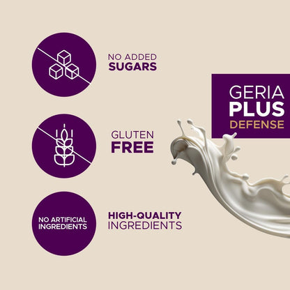 Geriaplus High Protein Nutrition Shake for Seniors, Daily Nutrition & Energy Support, Gluten Free, Vanilla, 1000g