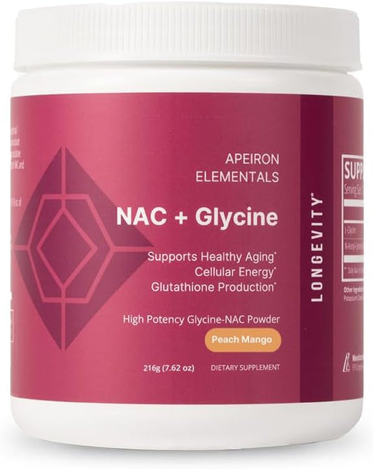 Apeiron Elementals NAC + Glycine Powder - – Immune & Respiratory Support: NAC is well-known for its role in – Image 1