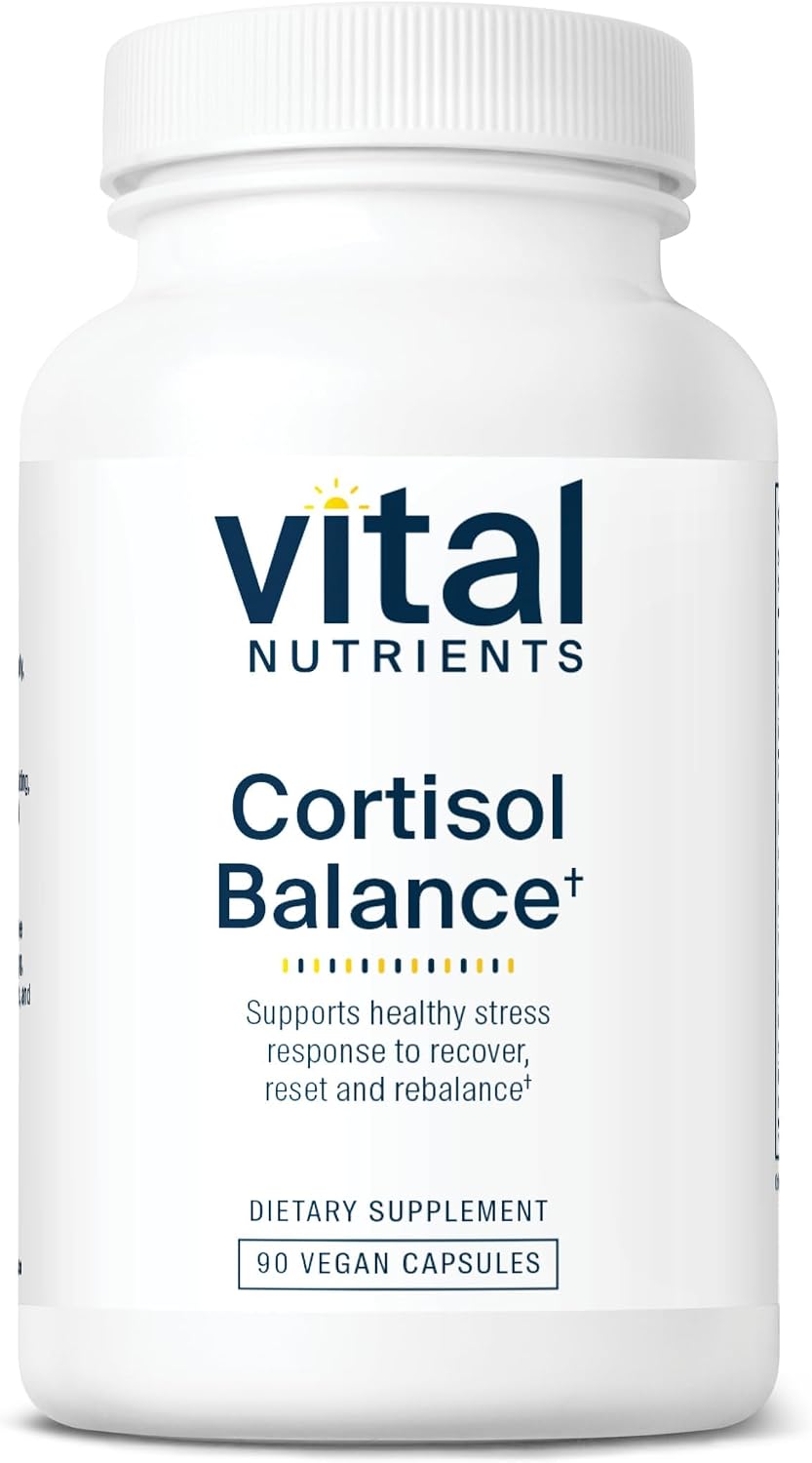 Vital Nutrients Cortisol Balance | Vegan Adrenal Support | Cortisol Manager for Energy & Stress | Ashwagandha & Magnesium for Relaxation | Gluten, Dairy, Soy-free | 30 Capsules - görsel 7
