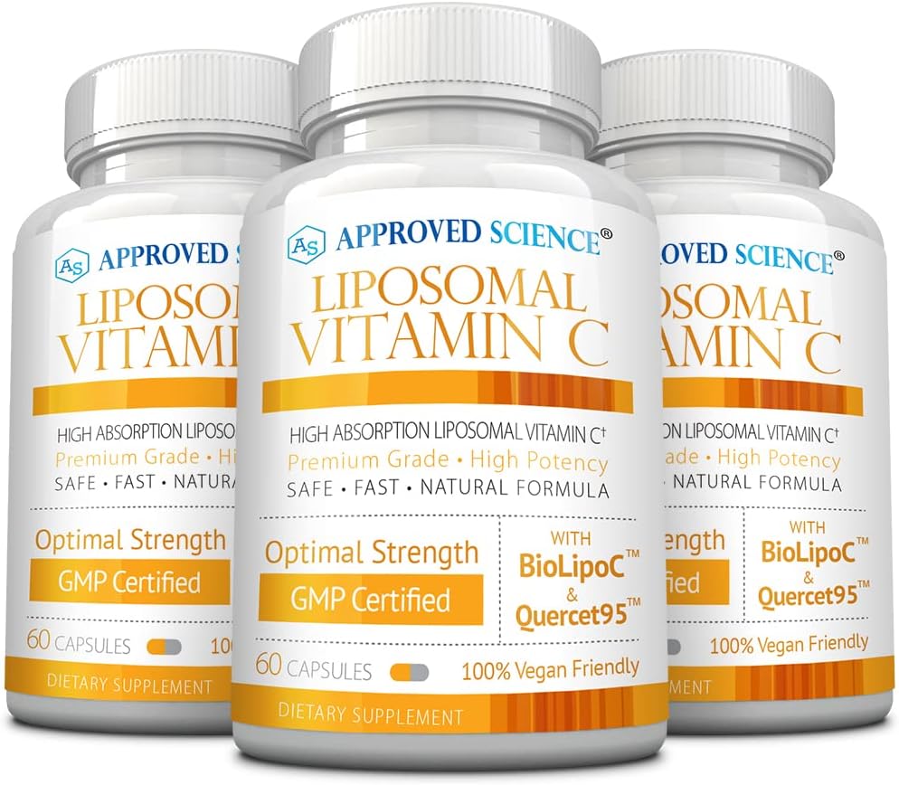 Approved Science Liposomal Vitamin C with Quercetin, 1100 mg, 360 Capsules - görsel 8