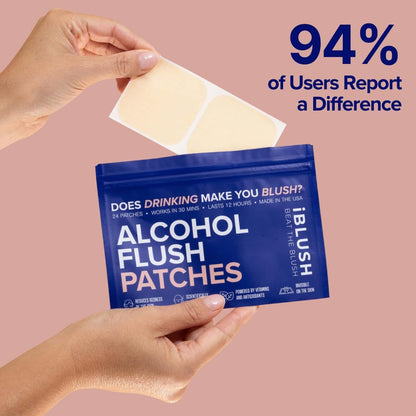 iBLUSH Alcohol Flush Patches – Discreet – Reduces Visible Redness: By supporting alcohol metabolism, the patch may – Image 7