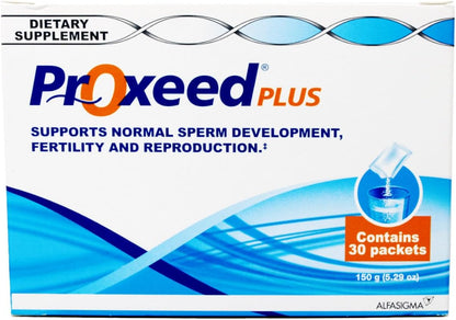 Proxeed Plus Dietary Supplement – Supports Normal Sperm Development and Fertility, 30 Packets