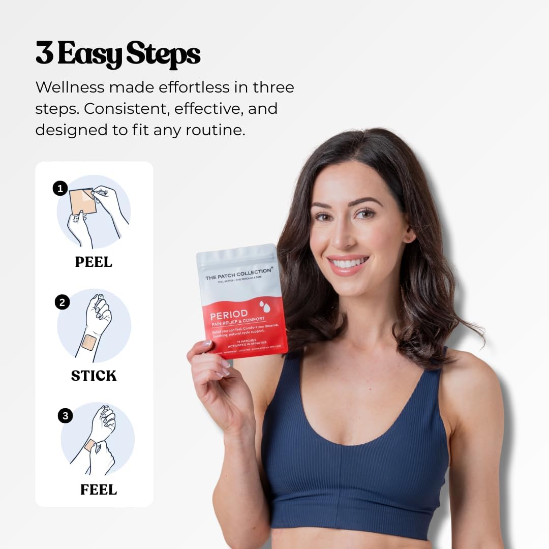 The Patch Collection – Period Pain Relief Patches (Pack of 12) - görsel 7