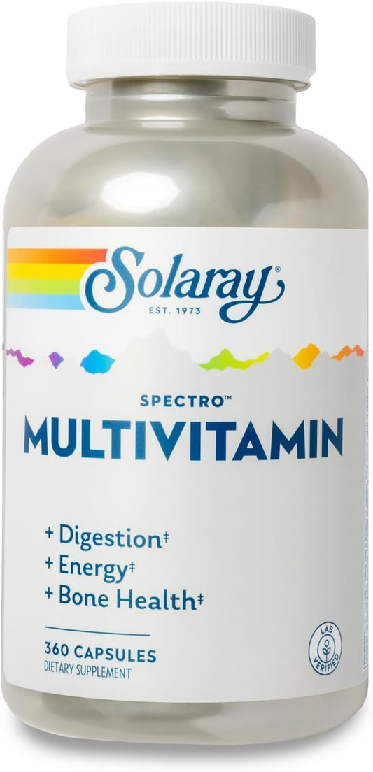 SOLARAY Spectro Multivitamin with Iron, 360 – Energy Metabolism: B vitamins and iron help convert food into usable – Image 1
