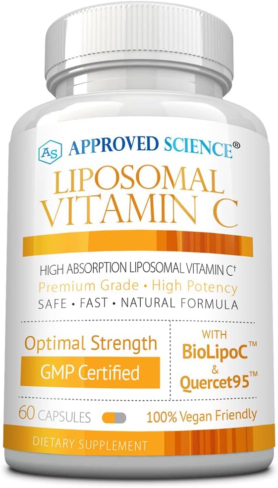 Approved Science Liposomal Vitamin C with Quercetin, 1100 mg, 360 Capsules - görsel 7