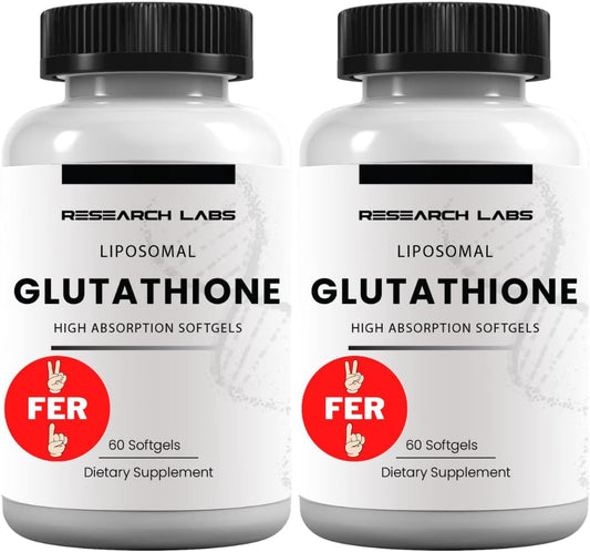 Research Labs Liposomal Glutathione – Healthy Ageing: Glutathione helps neutralise free radicals that can damage – Image 1