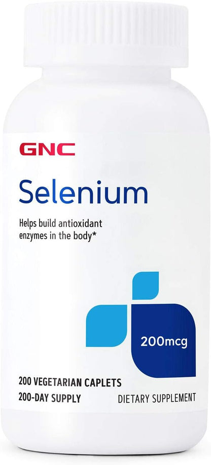 GNC Selenium 200mcg Essential Mineral, 200 Tablets